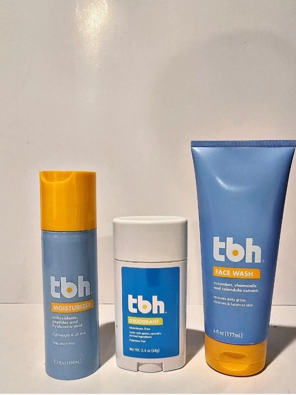 Kids Hydrating Moisturizer & Face Wash Set , Deodorant, Tween,Teen Skincare
